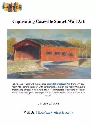 Caseville Sunset Wall Art - Captivating Michigan Landscapes