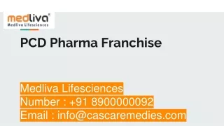 PCD Pharma Franchise