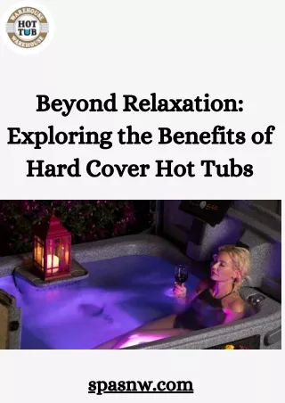 Indulge in Hydrotherapy Bliss: Hot Tub Spokane Sensations