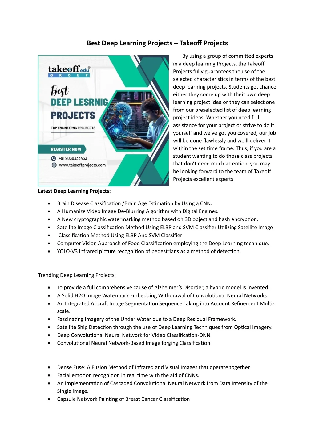 PPT - Best Deep Learning Projects for Final Year Students PowerPoint ...