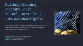 Sueding Peaching Machine Brush Manufacturer, Best Sueding Peaching Machine Brush