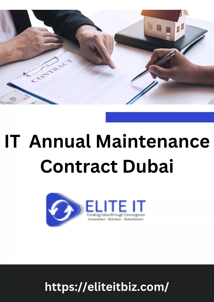 it annual maintenance contract dubai