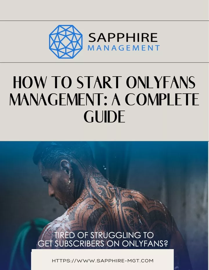 how to start onlyfans management a complete guide