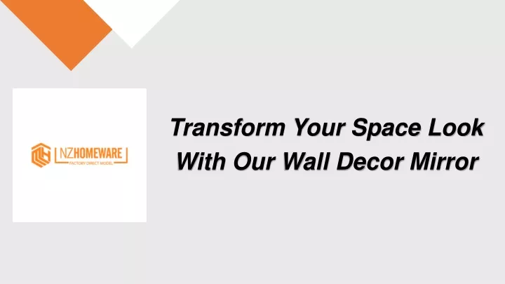 transform your space look with our wall decor
