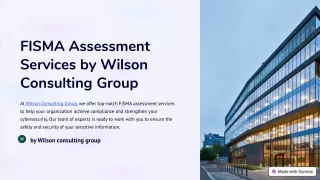FISMA-Assessment-Services-by-Wilson-Consulting-Group