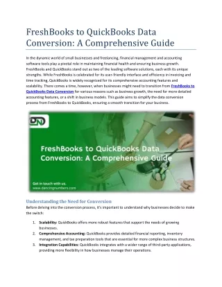 freshbooks to quickbooks data conversion