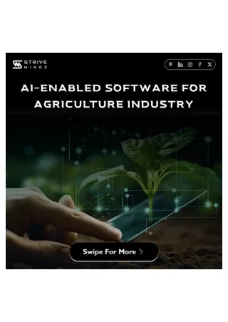 AI-enabled Software For Agriculture