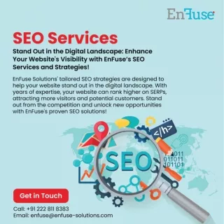 Stand Out in the Digital Landscape Enhance Your Website's Visibility with EnFuse’s SEO Services and Strategies!