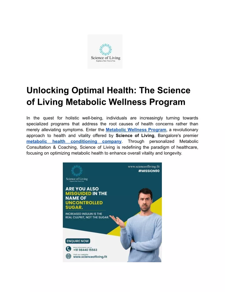unlocking optimal health the science of living