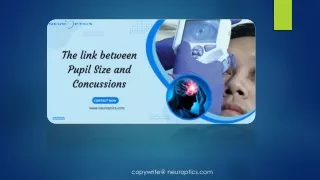The link between Pupil Size and Concussions