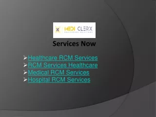 Harness the Power of RCM Services Healthcare