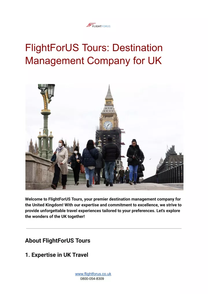 flightforus tours destination management company