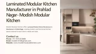 Laminated Modular Kitchen Manufacturer in Prahlad Nagar, Bst Laminated Modular K