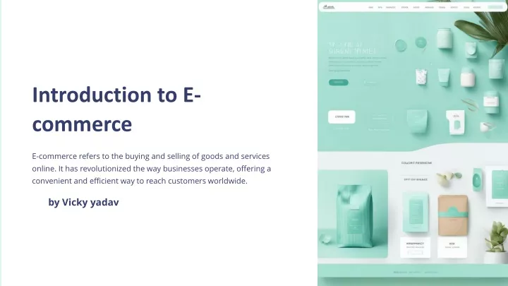 introduction to e commerce