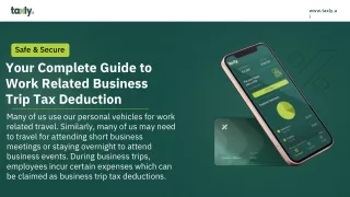 Your Complete Guide to Work Related Business Trip Tax Deduction