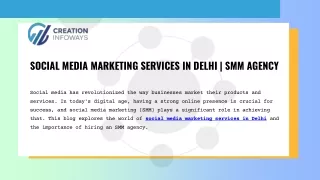 Social Media Marketing Services In Delhi  SMM Agency