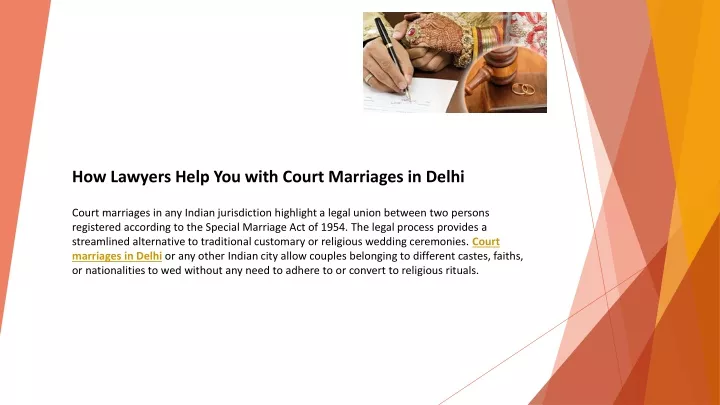 how lawyers help you with court marriages in delhi