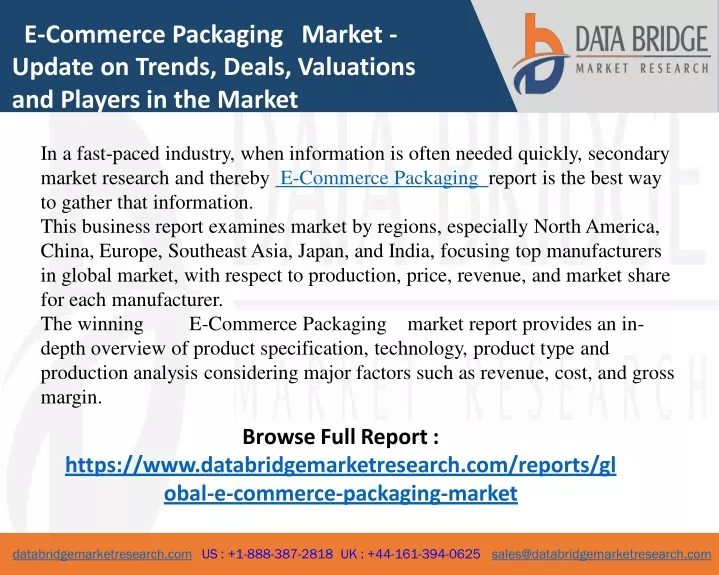 e commerce packaging market update on trends