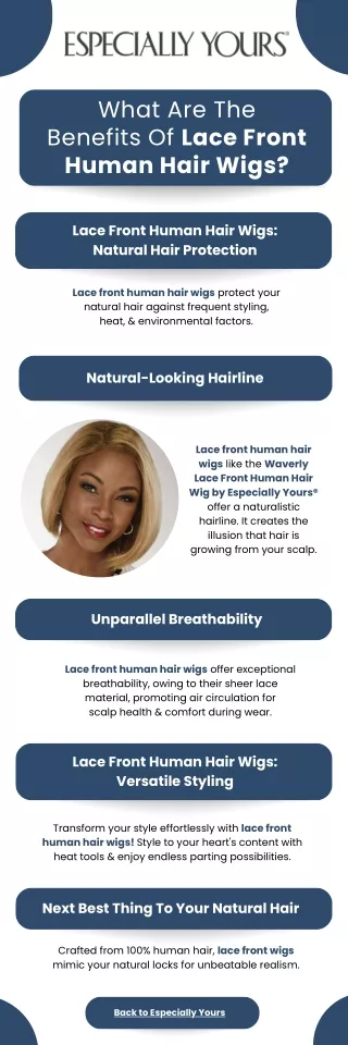 Glamour With Our Premium Human Hair Lace Front Wigs