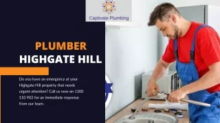 Affordable Emergency Plumber Highgate Hill - Quick Solutions