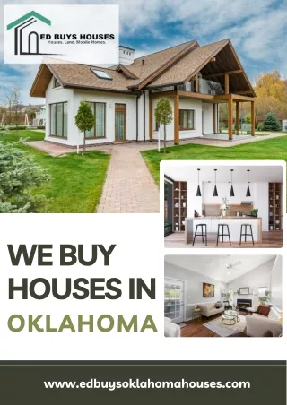 We Buy Houses in Oklahoma | ED Buys Houses