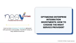 Optimizing Enterprise Integration Investments_ How To Choose The Right Service Provider_