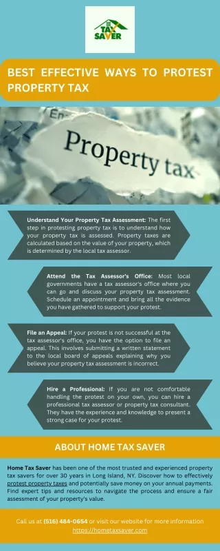 Best Effective Ways to Protest Property Tax