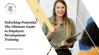 Unlocking Potential The Ultimate Guide to Employee Development Training