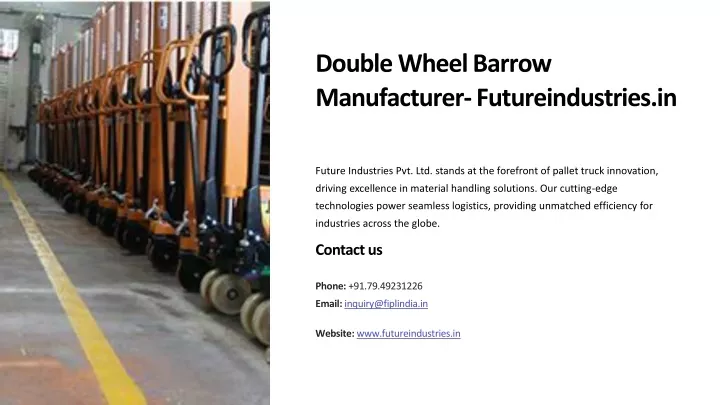double wheel barrow manufacturer futureindustries