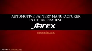 Automotive Battery Manufacturer in Uttar Pradesh