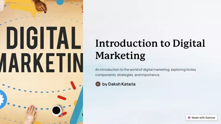 introduction to digital marketing