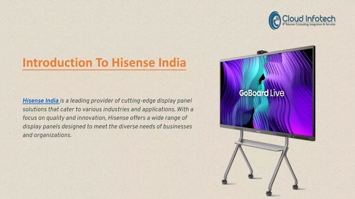 introduction to hisense india