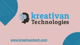 Kreativan Technologies : UX/UI Designing