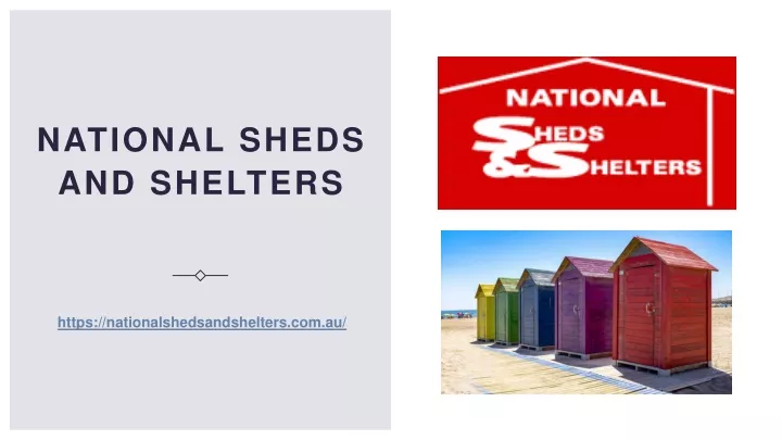 national sheds and shelters