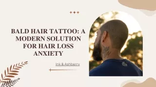 Bald Hair Tattoo A Modern Solution for Hair Loss Anxiety