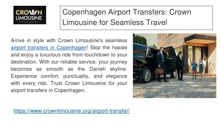 copenhagen airport transfers crown limousine for seamless travel