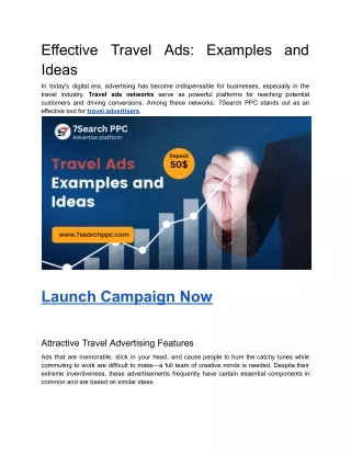 Effective Travel Ads: Examples and Ideas