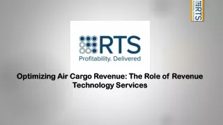 optimizing air cargo revenue the role of revenue