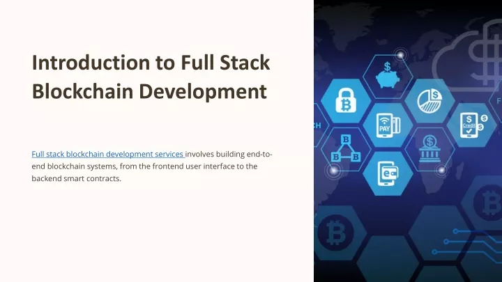 introduction to full stack blockchain development