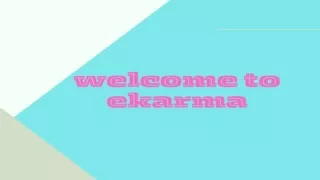 welcome to ekarma