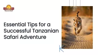 Essential Tips for a Successful Tanzania Safari Adventure