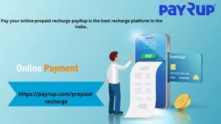 pay your online prepaid recharge payrup
