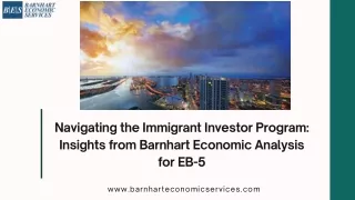 navigating the immigrant investor program