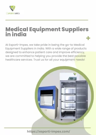 Medical Equipment Suppliers in India