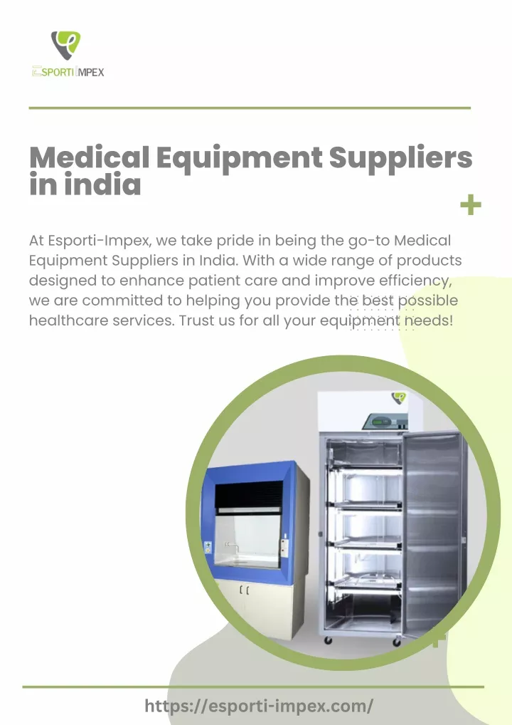 medical equipment suppliers in india