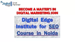 SEO Course in Noida