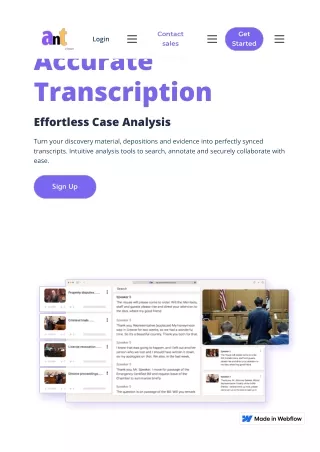 Legal Transcription Services | Ant Datagain