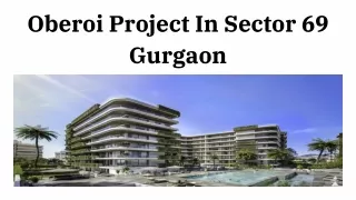 Oberoi Project In Sector 69 Gurgaon E-brochure