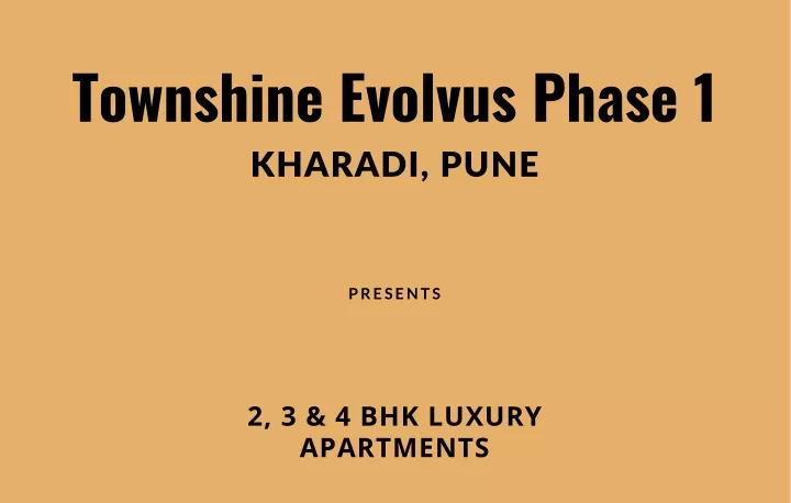 townshine evolvus phase 1 kharadi pune