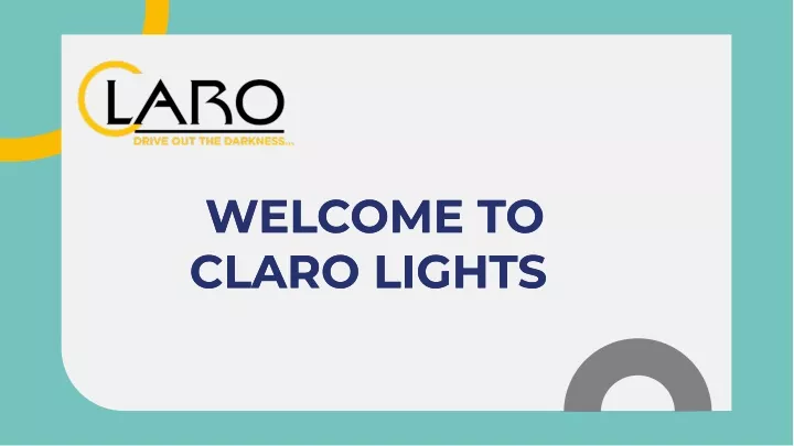 welcome to claro lights claro lights